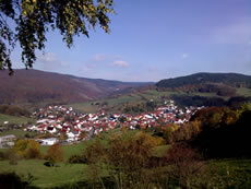 Blick auf Struth-Helmershof